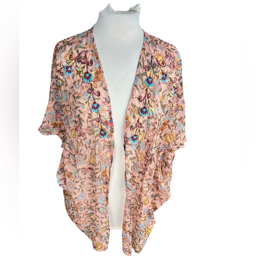 Anthropologie Andersen & Lauth Bella Shimmer Kimono - One Size
